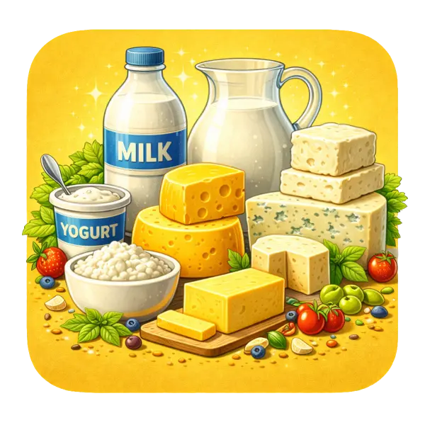 منتجات الألبان والأجبان