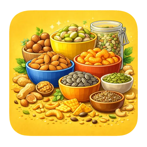 مكسرات وبذور