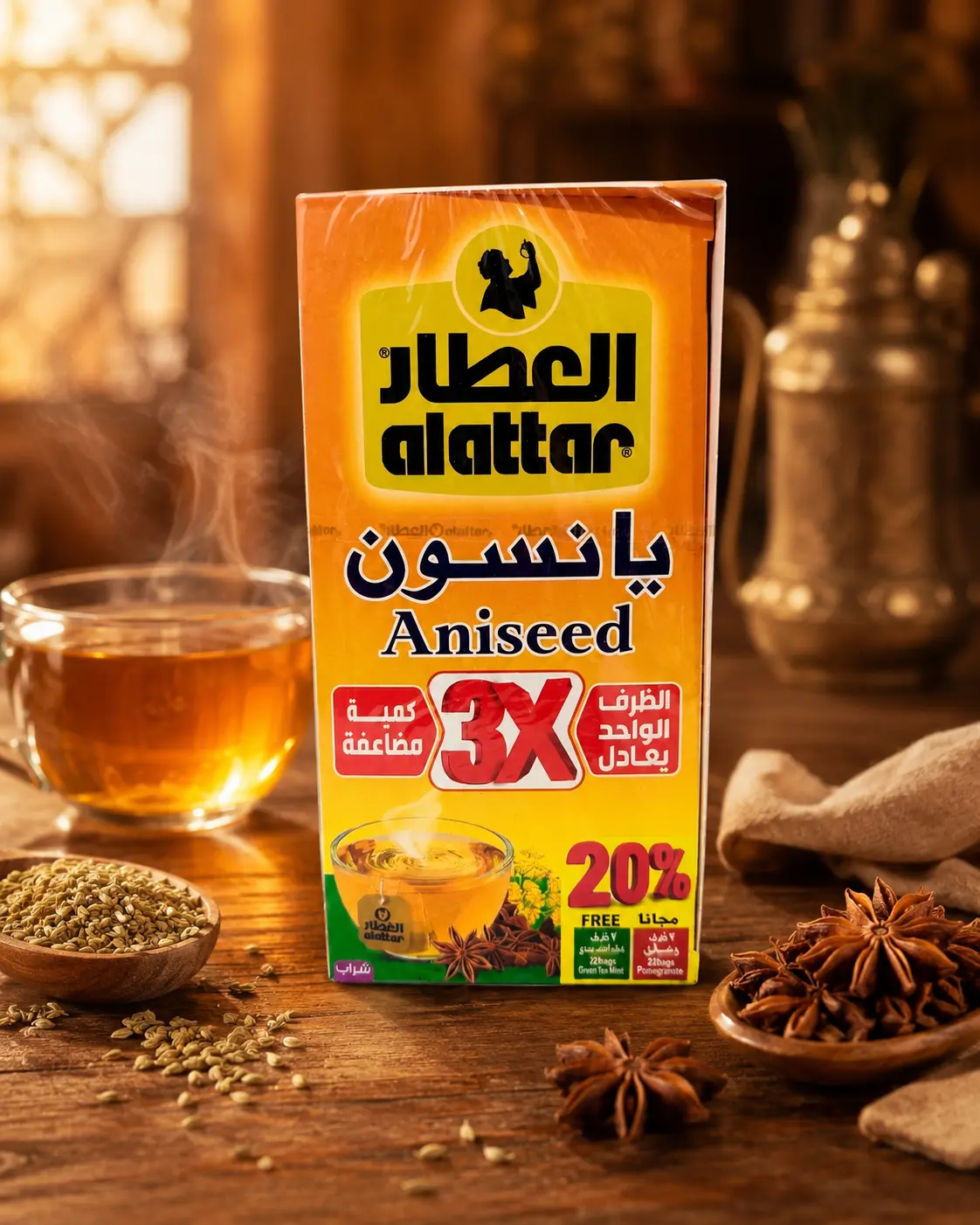 شاي باليانسون من العطار