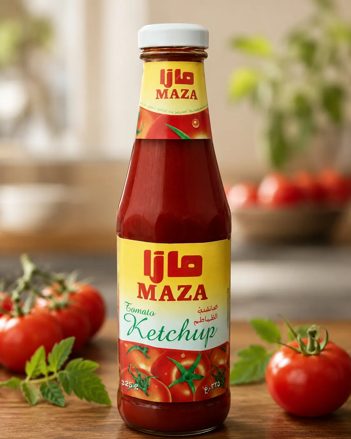 كاتشب بنكهة الكاتشب من مازا، 325 جرام